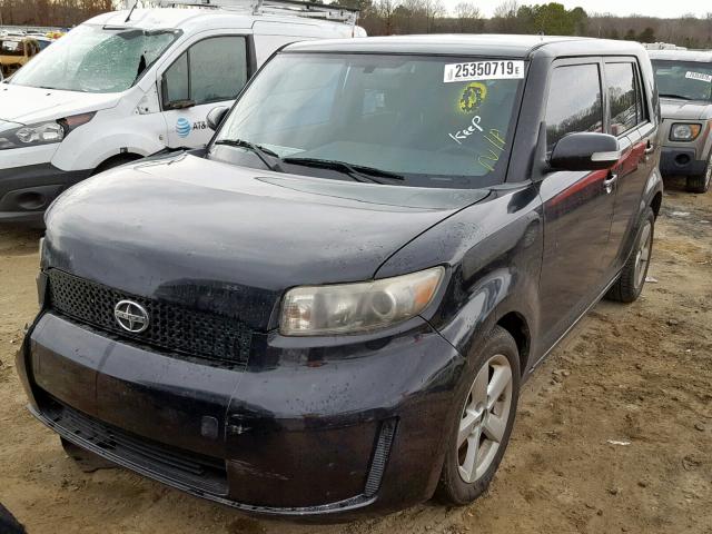 JTLKE50E681023442 - 2008 TOYOTA SCION BLACK photo 2