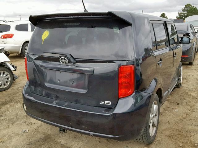 JTLKE50E681023442 - 2008 TOYOTA SCION BLACK photo 4