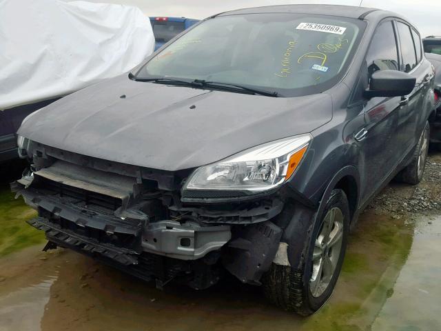 1FMCU0GX0EUD50809 - 2014 FORD ESCAPE SE GRAY photo 2