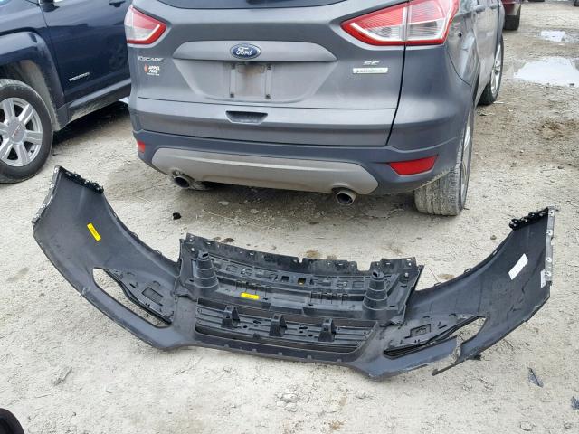 1FMCU0GX0EUD50809 - 2014 FORD ESCAPE SE GRAY photo 9