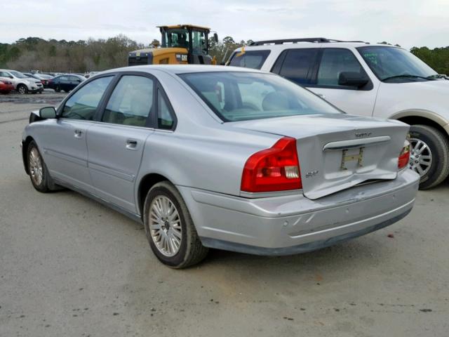 YV1TS92D541335583 - 2004 VOLVO S80 SILVER photo 3