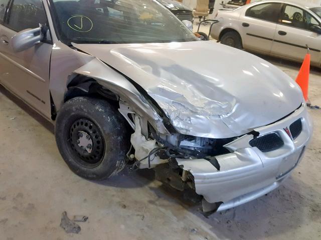 1G2WK52J92F226081 - 2002 PONTIAC GRAND PRIX SILVER photo 9