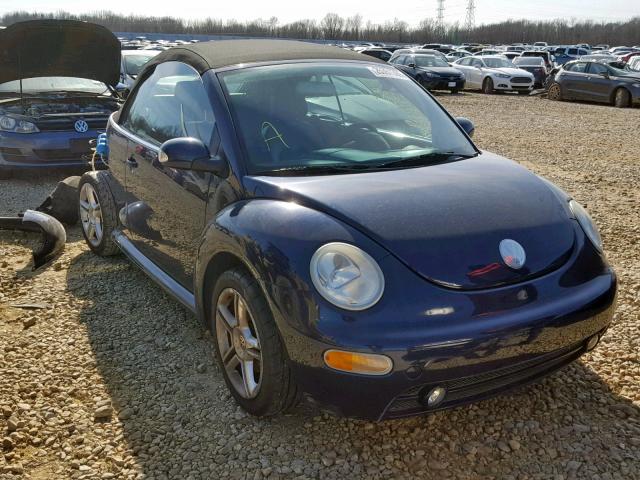 3VWCD31Y45M301525 - 2005 VOLKSWAGEN NEW BEETLE Mavi foto 1