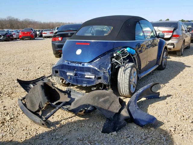 3VWCD31Y45M301525 - 2005 VOLKSWAGEN NEW BEETLE Mavi foto 4