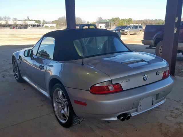 WBACN53471LJ56138 - 2001 BMW Z3 3.0 SILVER photo 3