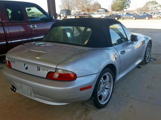 WBACN53471LJ56138 - 2001 BMW Z3 3.0 SILVER photo 4