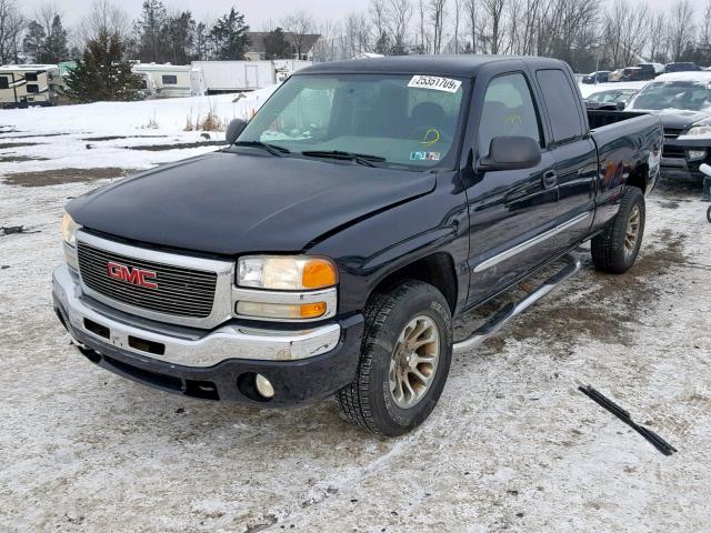 1GTEK19B05E342956 - 2005 GMC NEW SIERRA BLACK photo 2