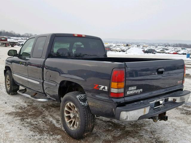 1GTEK19B05E342956 - 2005 GMC NEW SIERRA BLACK photo 3