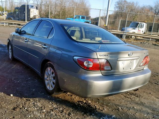 JTHBF30G630122760 - 2003 LEXUS ES 300 GRAY photo 3