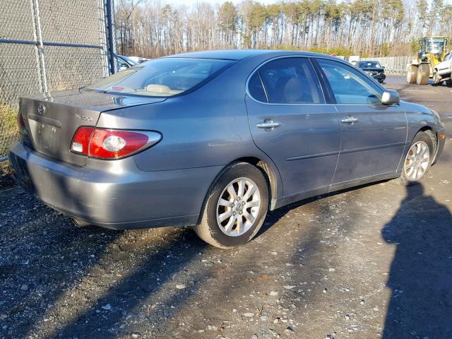 JTHBF30G630122760 - 2003 LEXUS ES 300 GRAY photo 4