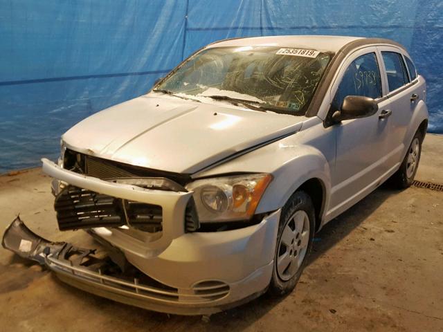 1B3HB28B58D739336 - 2008 DODGE CALIBER SILVER photo 2