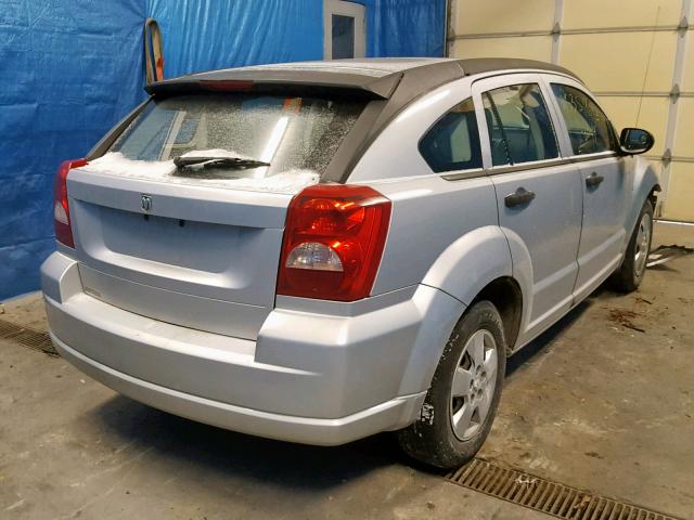 1B3HB28B58D739336 - 2008 DODGE CALIBER SILVER photo 4