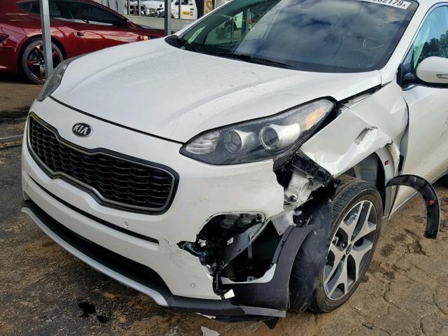 KNDPR3A65K7534209 - 2019 KIA SPORTAGE S WHITE photo 9