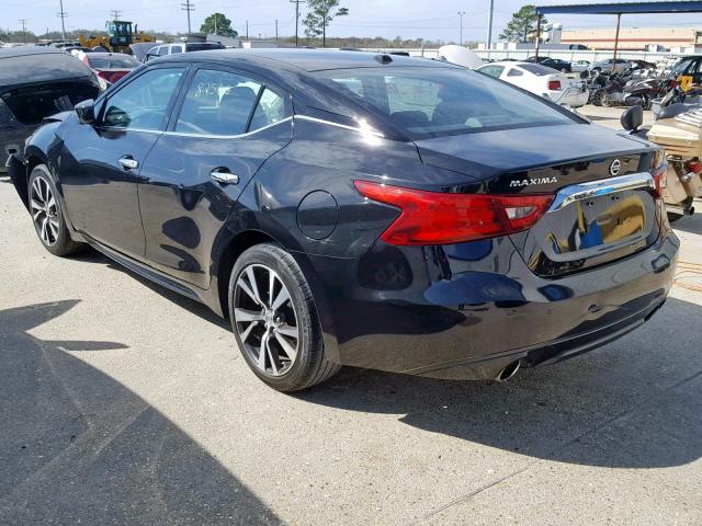 1N4AA6APXHC380108 - 2017 NISSAN MAXIMA 3.5 BLACK photo 3