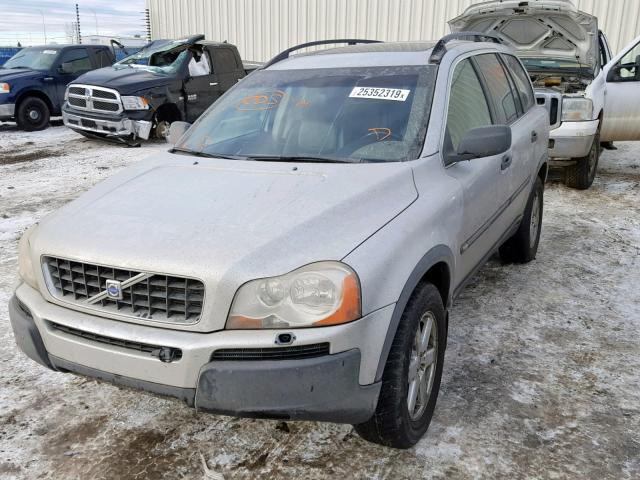 YV1CZ911451182036 - 2005 VOLVO XC90 T6 GRAY photo 2