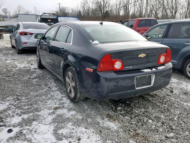 1G1ZC5E11BF398051 - 2011 CHEVROLET MALIBU 1LT BLACK photo 3