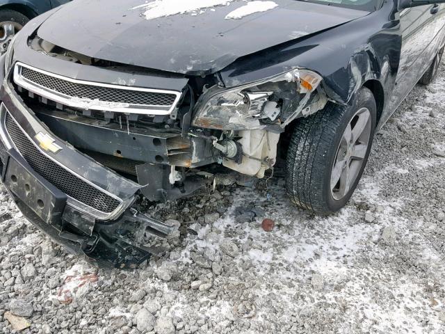 1G1ZC5E11BF398051 - 2011 CHEVROLET MALIBU 1LT BLACK photo 9