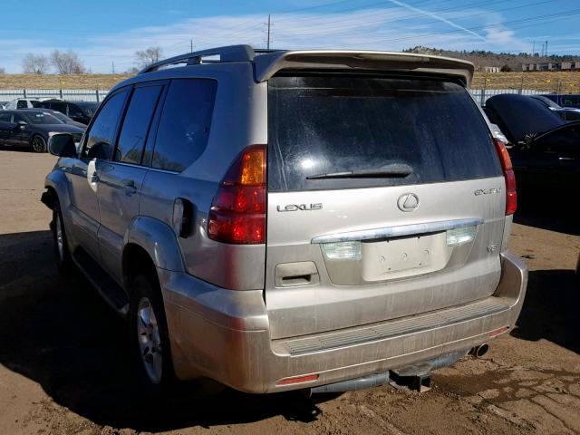 JTJBT20X330023668 - 2003 LEXUS GX 470 BEIGE photo 3