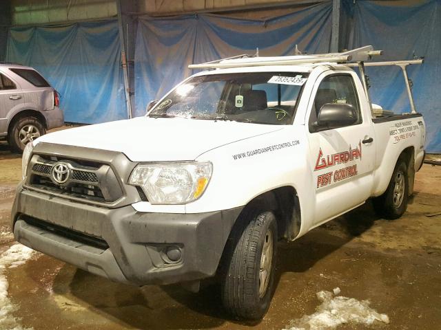 5TFNX4CN4CX015547 - 2012 TOYOTA TACOMA WHITE photo 2