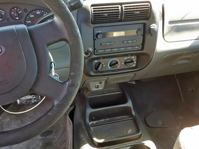 1FTYR10D76PA15659 - 2006 FORD RANGER WHITE photo 9