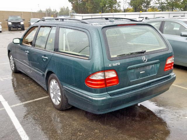 WDBJH65J31B346355 - 2001 MERCEDES-BENZ E 320 GREEN photo 3