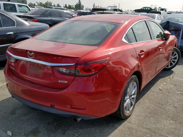 JM1GJ1U50F1209331 - 2015 MAZDA 6 SPORT RED photo 4