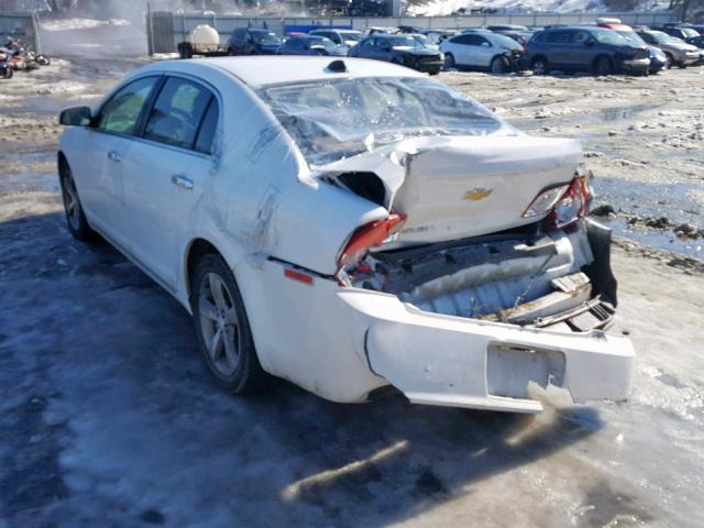1G1ZC5E08CF344027 - 2012 CHEVROLET MALIBU 1LT WHITE photo 3