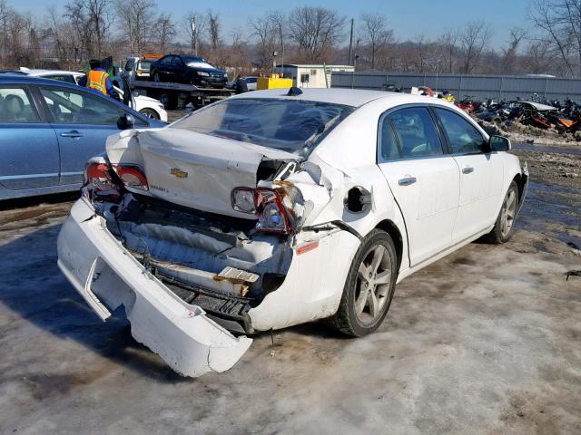 1G1ZC5E08CF344027 - 2012 CHEVROLET MALIBU 1LT WHITE photo 4