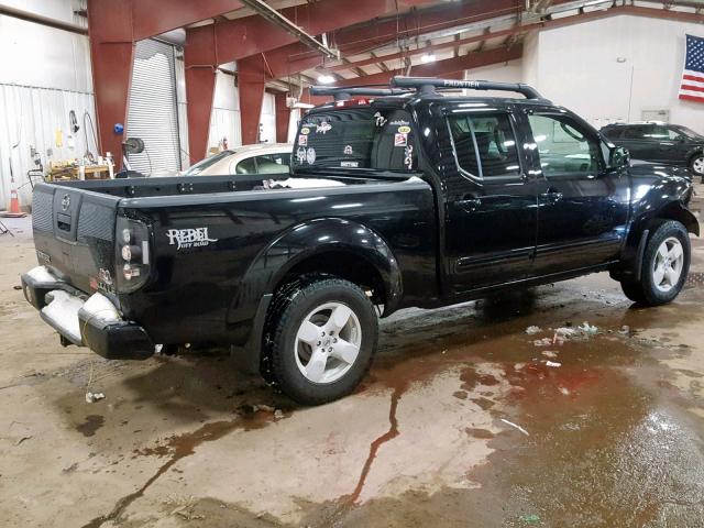 1N6AD09W07C420007 - 2007 NISSAN FRONTIER C BLACK photo 4