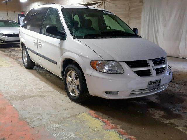 1D4GP45R07B204727 - 2007 DODGE CARAVAN SX WHITE photo 1