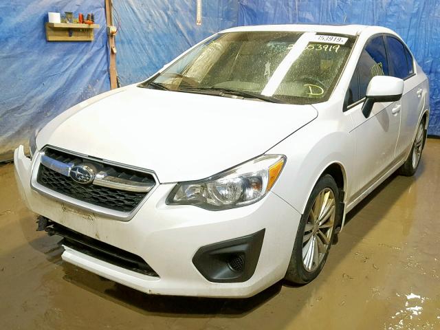 JF1GJAD64CH029884 - 2012 SUBARU IMPREZA PR WHITE photo 2