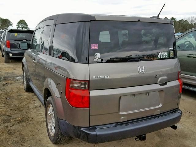 5J6YH28738L002600 - 2008 HONDA ELEMENT EX BROWN photo 3