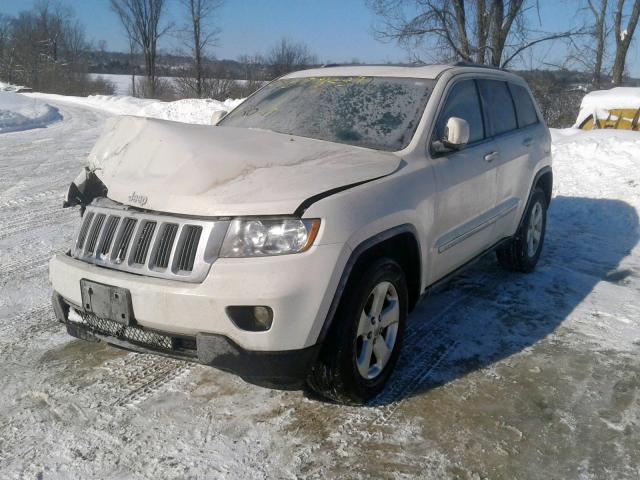 1J4RR4GG8BC703736 - 2011 JEEP GRAND CHER WHITE photo 2