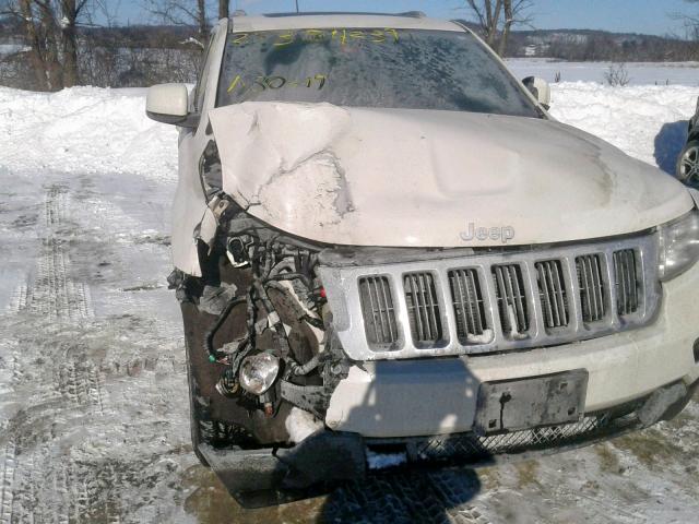 1J4RR4GG8BC703736 - 2011 JEEP GRAND CHER WHITE photo 9