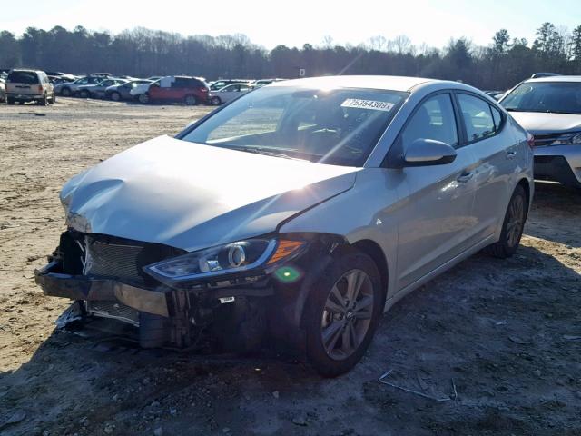 5NPD84LF6HH029051 - 2017 HYUNDAI ELANTRA SILVER photo 2