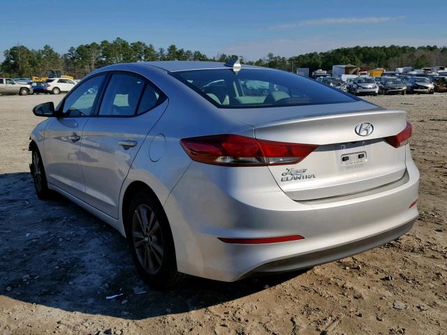 5NPD84LF6HH029051 - 2017 HYUNDAI ELANTRA SILVER photo 3