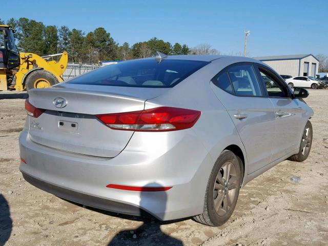 5NPD84LF6HH029051 - 2017 HYUNDAI ELANTRA SILVER photo 4