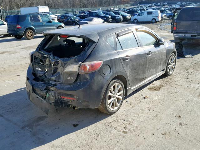 JM1BL1H63A1106694 - 2010 MAZDA 3 S BLACK photo 4