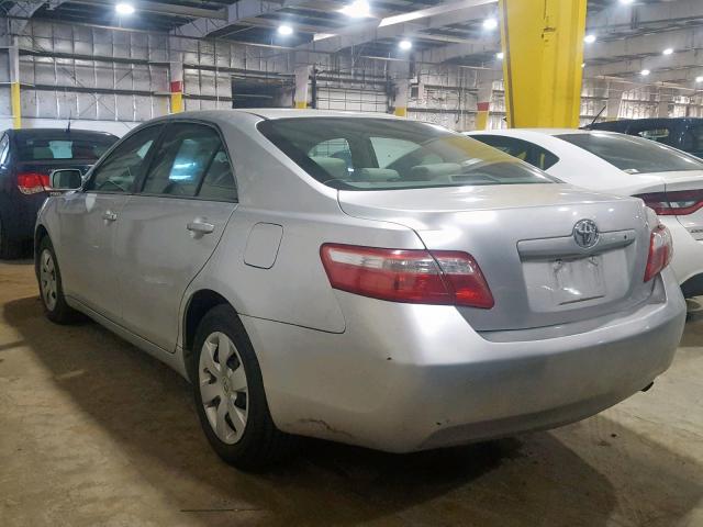 4T1BE46KX7U615857 - 2007 TOYOTA CAMRY NEW SILVER photo 3