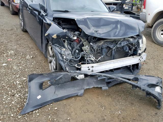 JTHBK262692088558 - 2009 LEXUS IS 250 BLACK photo 9