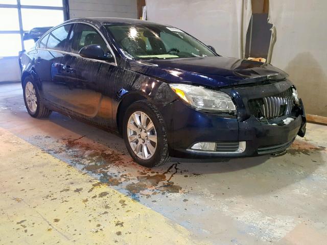 2G4GR5ER5C9136512 - 2012 BUICK REGAL BLACK photo 1