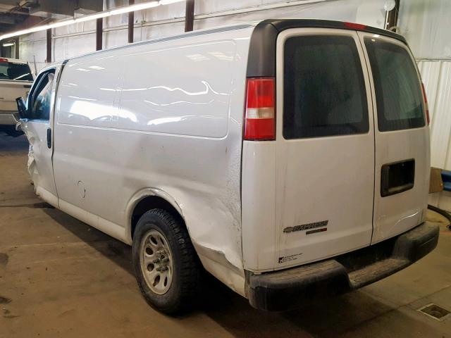 1GCSHAF46D1156447 - 2013 CHEVROLET EXPRESS G1 WHITE photo 3