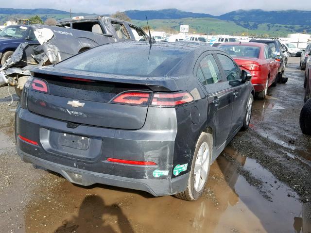 1G1RE6E48EU174141 - 2014 CHEVROLET VOLT GRAY photo 4