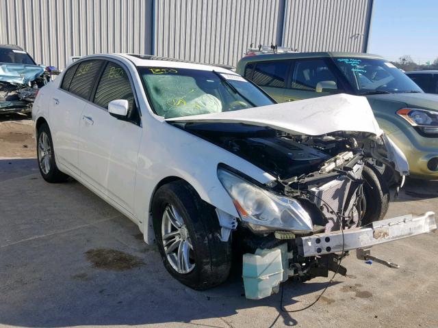 JN1CV6AP2AM200761 - 2010 INFINITI G37 BASE WHITE photo 1