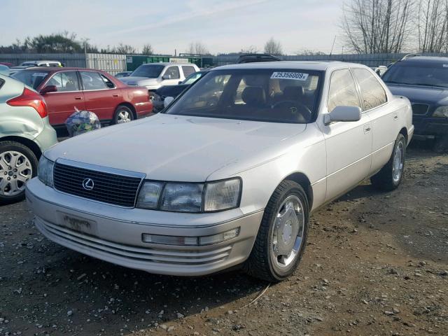 JT8UF11E9M0082394 - 1991 LEXUS LS 400 WHITE photo 2