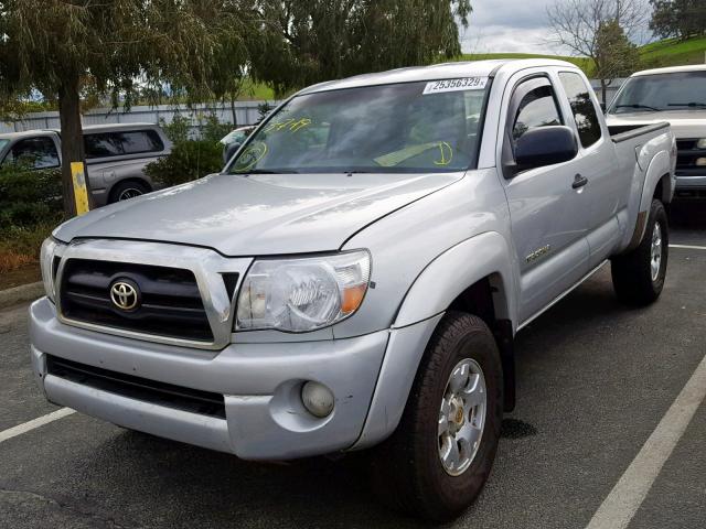 5TETU62N15Z137498 - 2005 TOYOTA TACOMA PRE SILVER photo 1