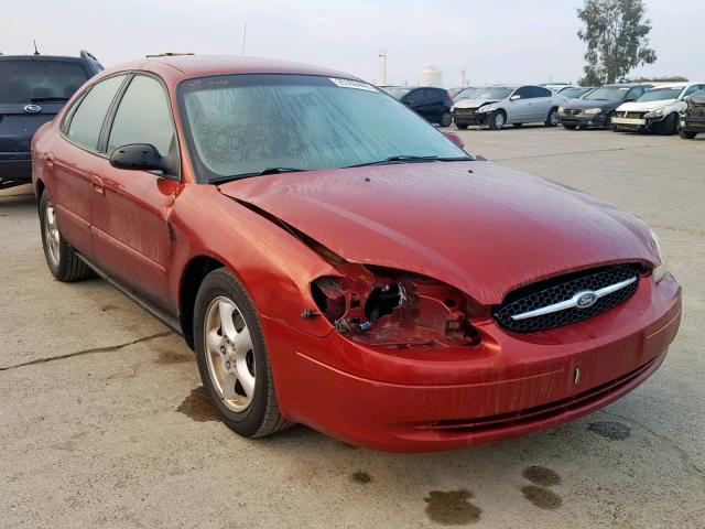 1FAFP55U01A228953 - 2001 FORD TAURUS SES RED photo 1