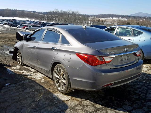 5NPEC4AC5BH288214 - 2011 HYUNDAI SONATA SE CHARCOAL photo 3