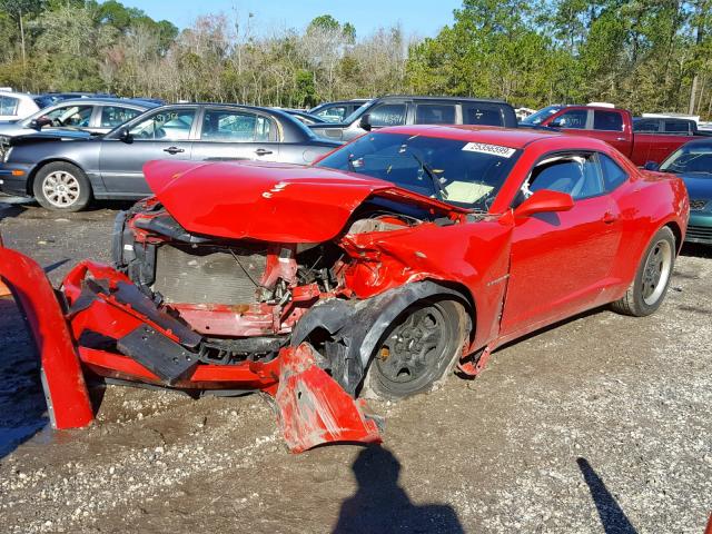 2G1FA1E3XC9120567 - 2012 CHEVROLET CAMARO LS RED photo 2