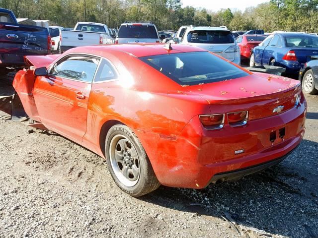 2G1FA1E3XC9120567 - 2012 CHEVROLET CAMARO LS RED photo 3